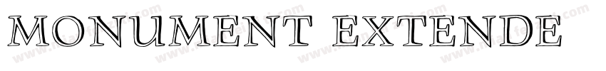 Monument Extende字体转换